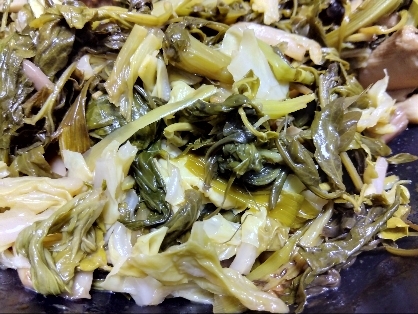 春キャベツと水菜の漬物