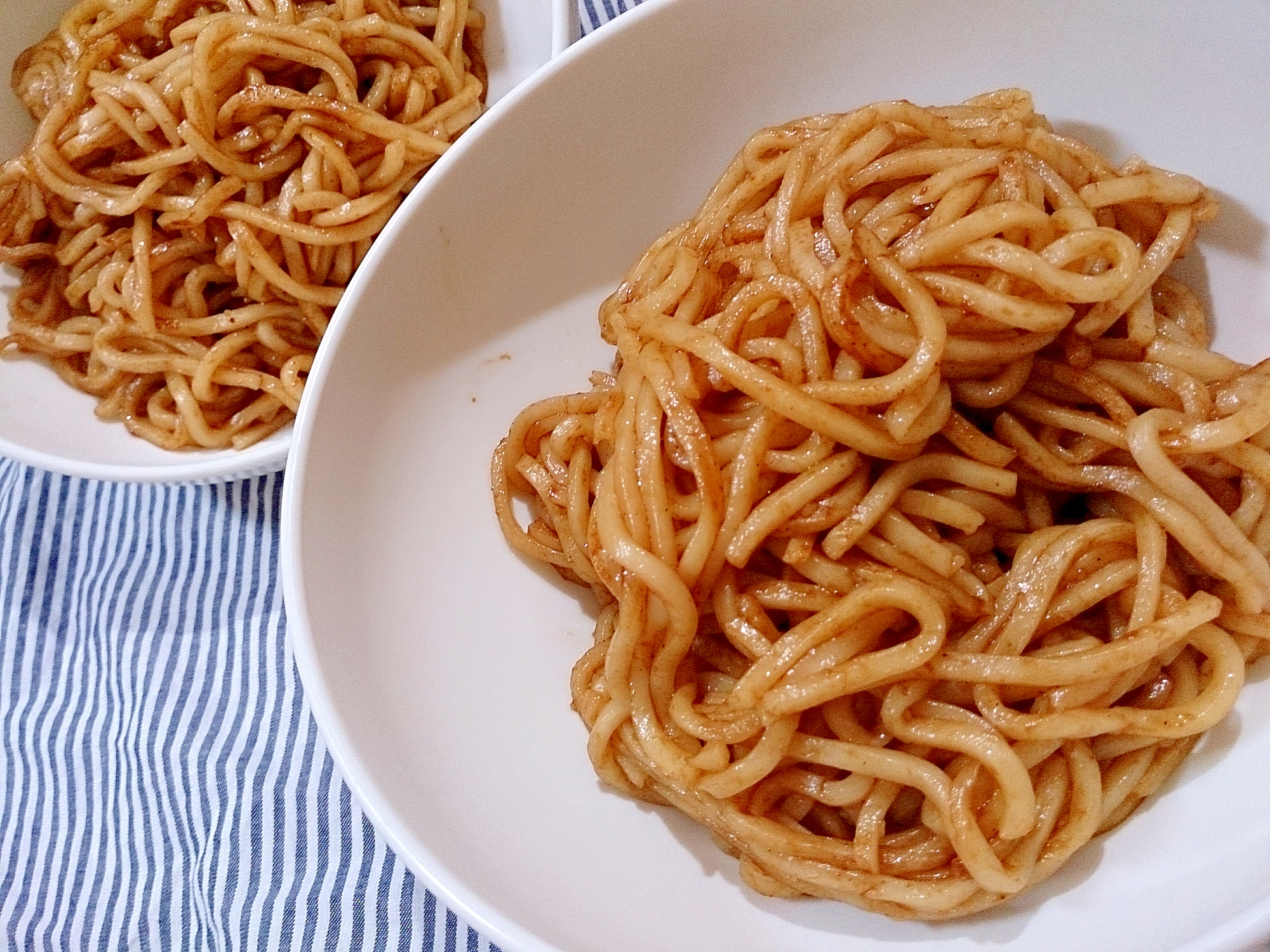 焼きそばソースで細うどんの焼きそば風味焼きうどん レシピ 作り方 By Hideok888 楽天レシピ