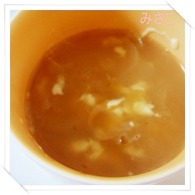 オニオングラタンスープ　～たまねぎの甘みスープ