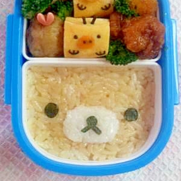 キャラ弁 時短リラックマ レシピ 作り方 By Sirahoshi 楽天レシピ キャラ弁 時短リラックマ レシピ 作り方 By Sirahoshi 楽天レシピ
