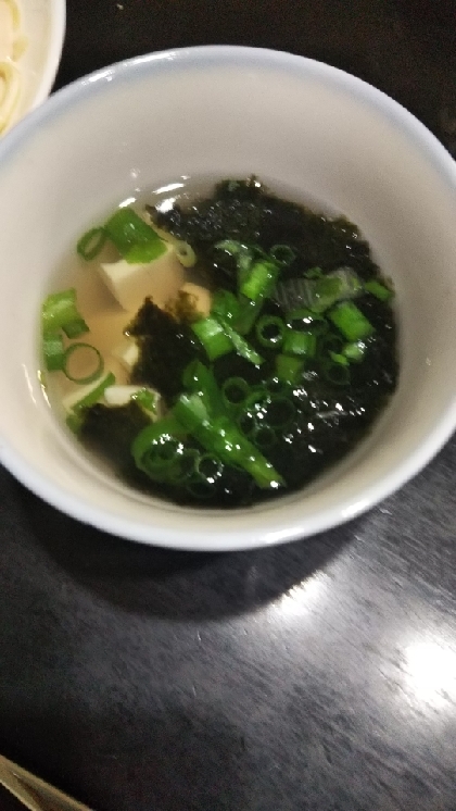 レタスと豆腐のスープ