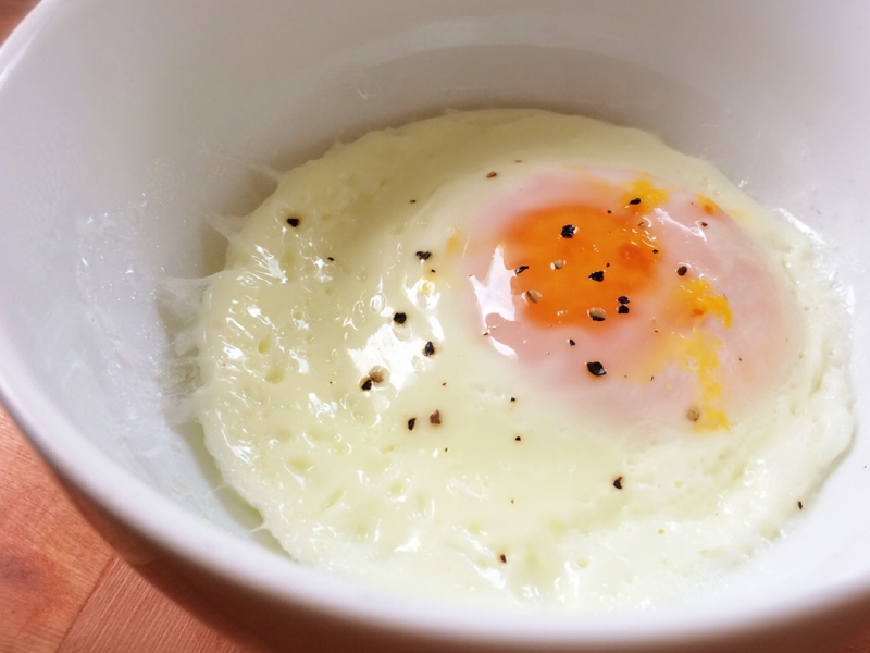 簡単！レンジで目玉焼き☆