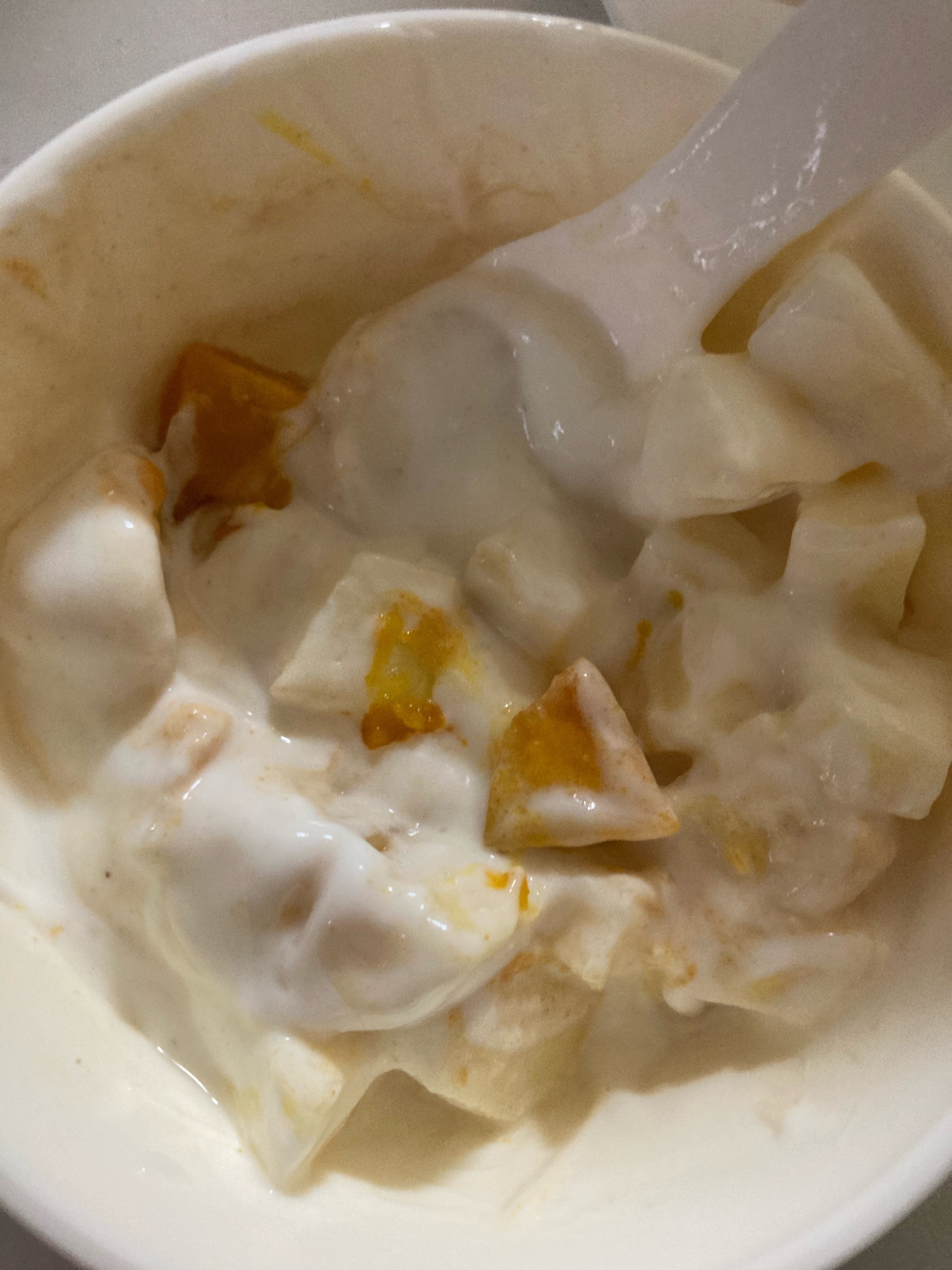 離乳食⁑ 白菜とりんごバナナヨーグルト