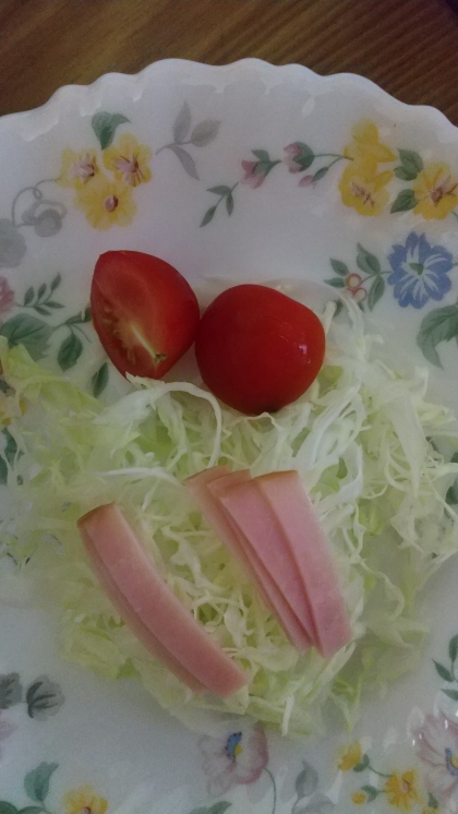野菜1日350g目標♡朝食サラダ
