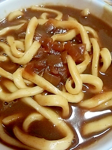 余ったカレーで和風カレーうどん