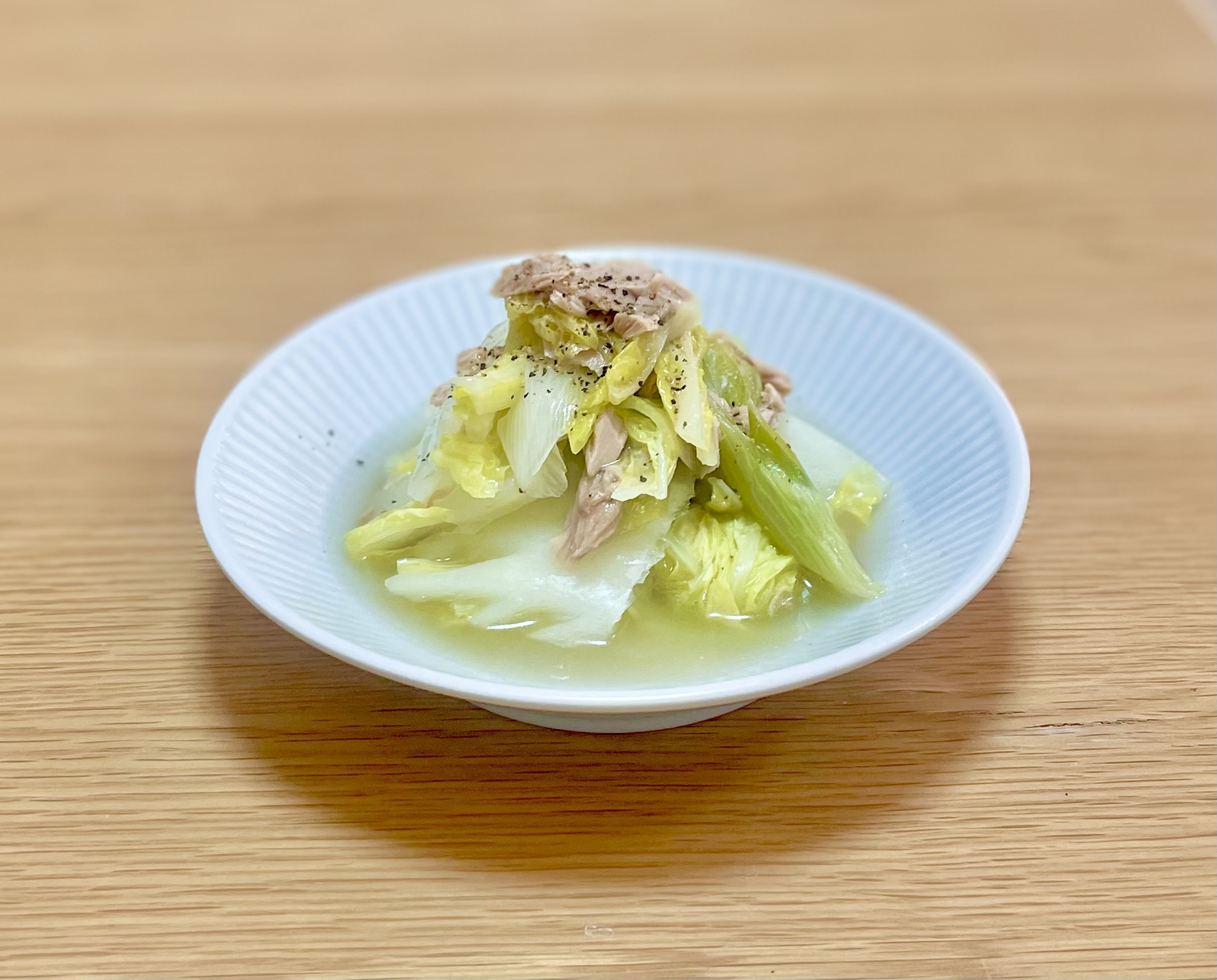 白菜とツナの旨煮