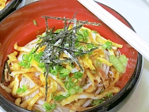 酔っぱらいの☆　「夜更けの卵そうめん」