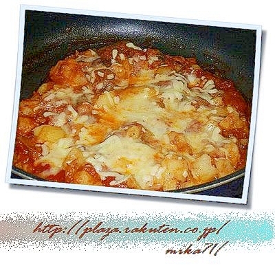 ★”ミートソースをアレンジ!ジャガイモでグラタン風