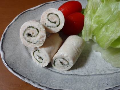 減塩☆レンジで鶏ささみハム