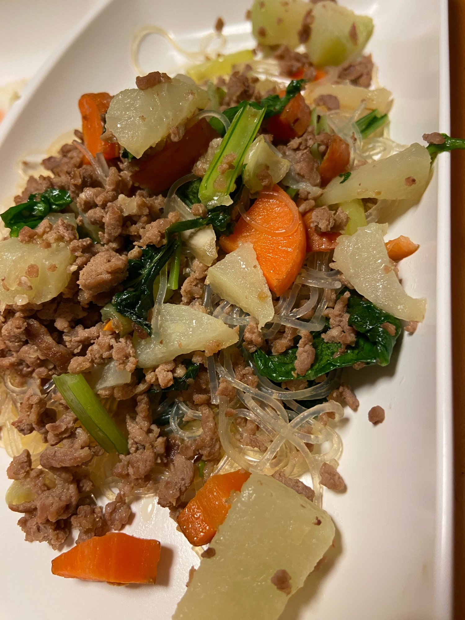 色とりどりの野菜チャプチェ♡