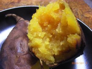 タジンで作る石焼き芋