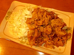 ガツンと食べよ ポリ袋で漬けて焼くだけ 肉炒め レシピ 作り方 By Haru Koha 楽天レシピ