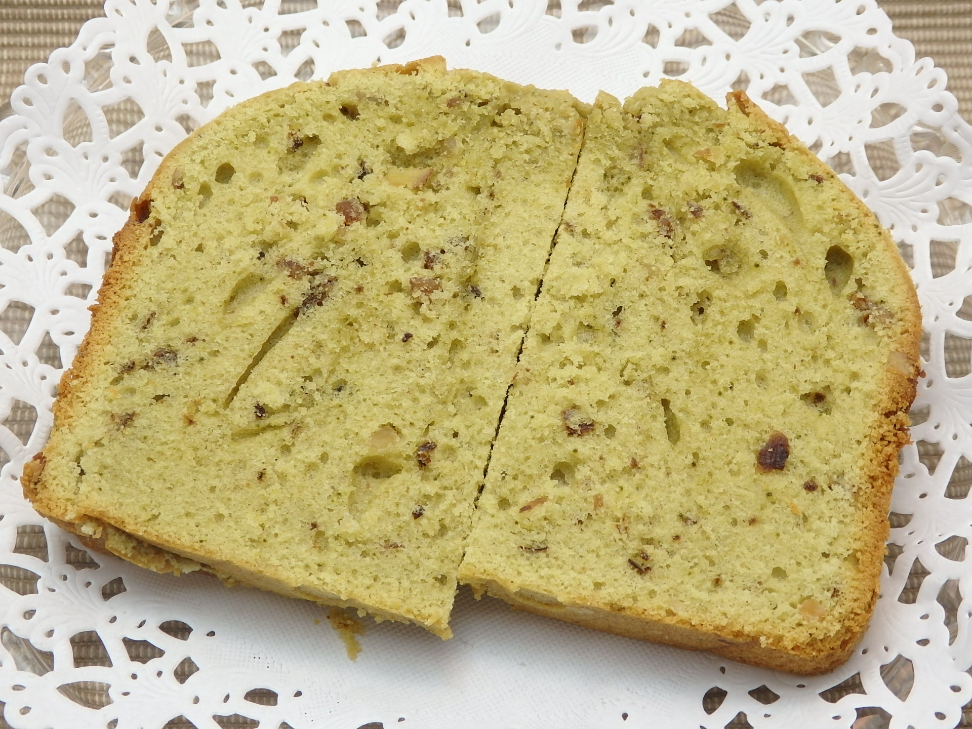 Hbで作る抹茶とくるみのバターケーキのレシピ レシピ 作り方 By 22mimi 楽天レシピ