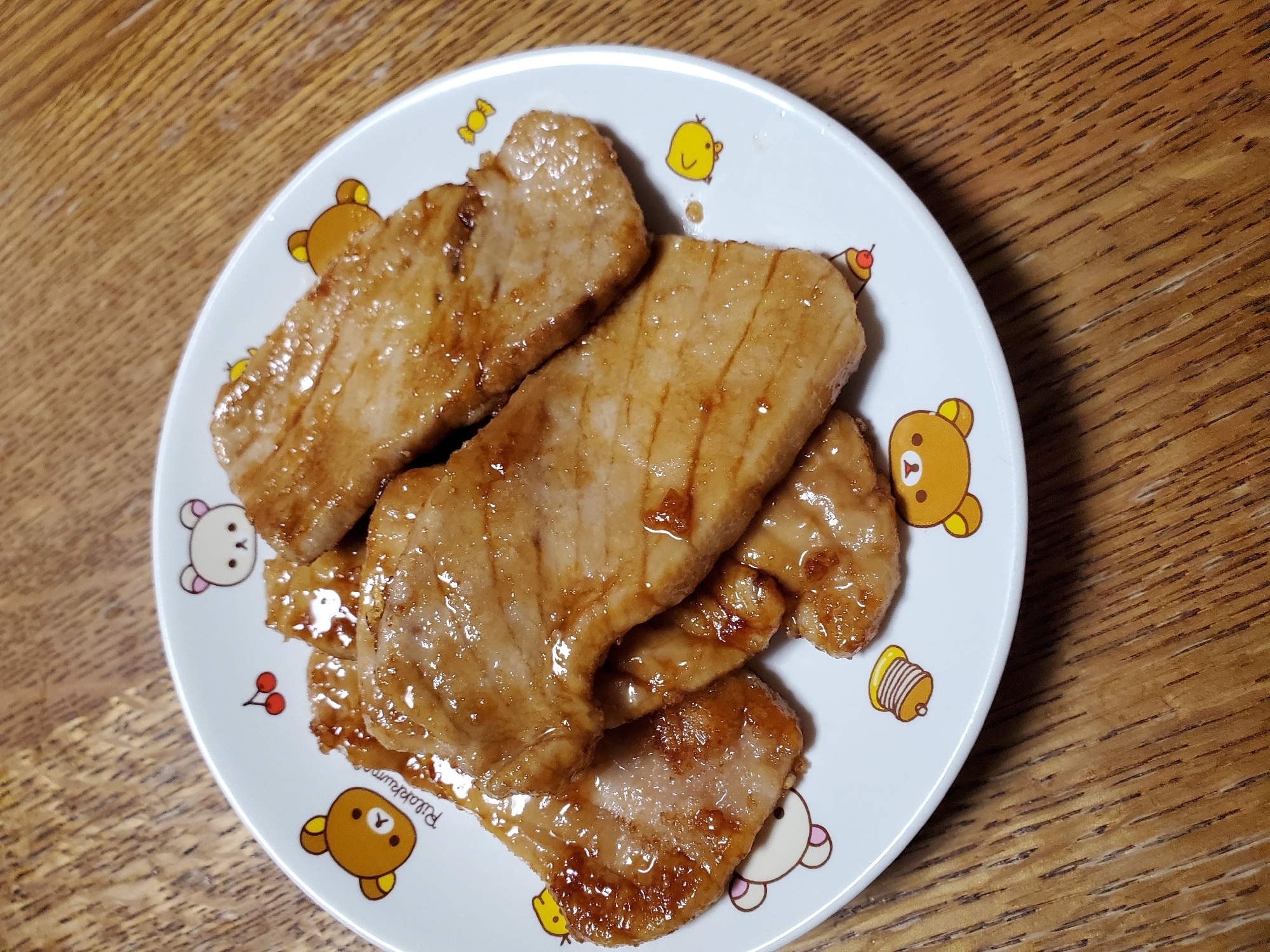 マグロのしょうが焼き