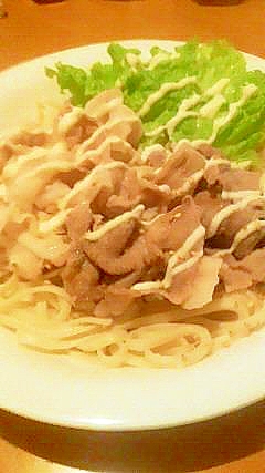 簡単♪お鍋一つ★豚しゃぶサラダうどん☆