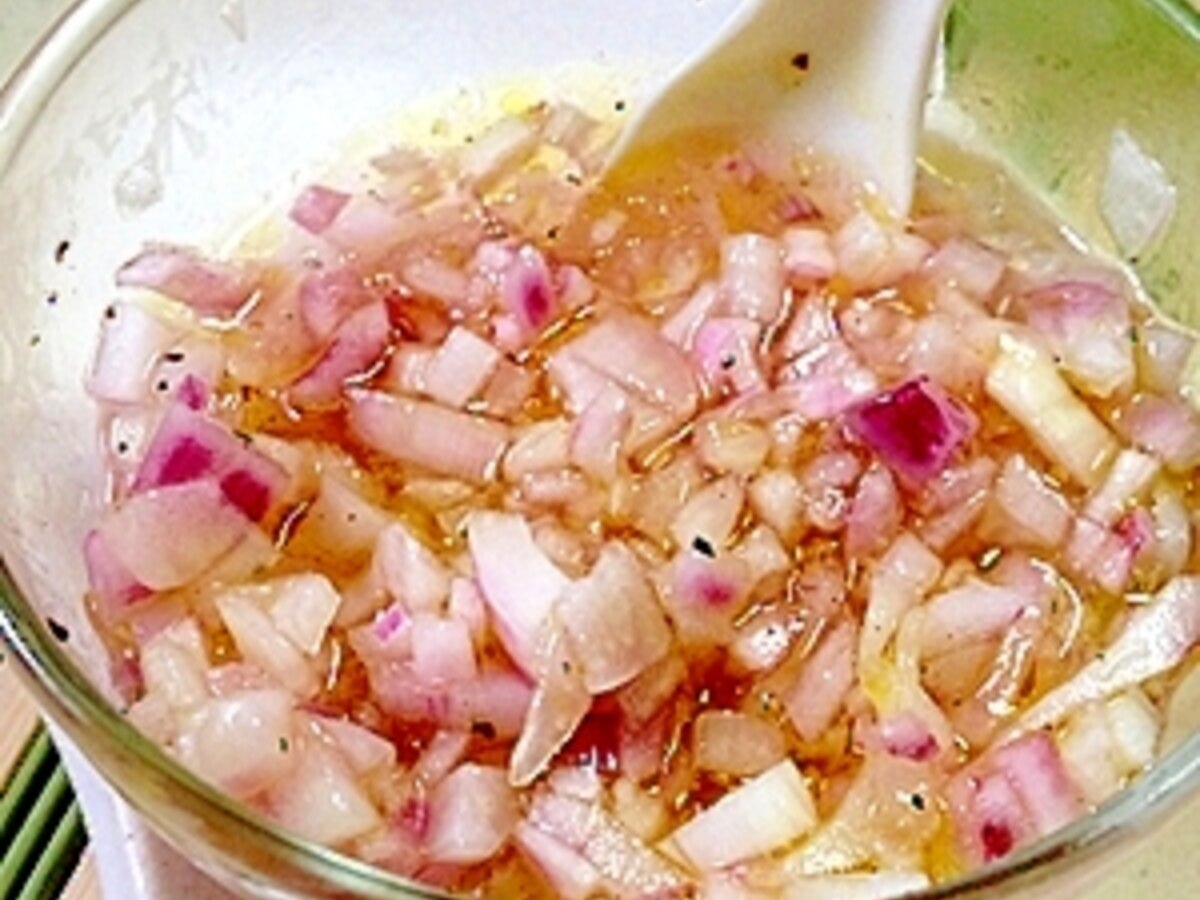 アーリーレッドでなんだかお洒落な玉ねぎドレッシング レシピ 作り方 By Johnny Bean 楽天レシピ アーリーレッドでなんだかお洒落な玉ねぎドレッシング レシピ 作り方 By Johnny Bean 楽天レシピ