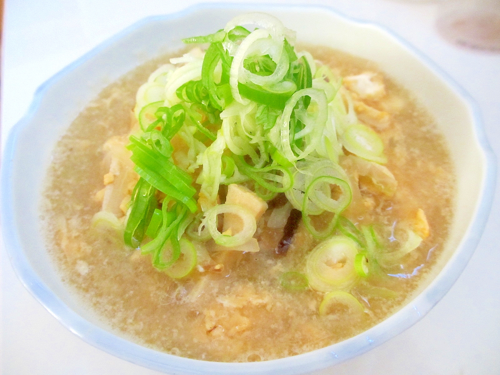 大根と高野豆腐の卵スープ