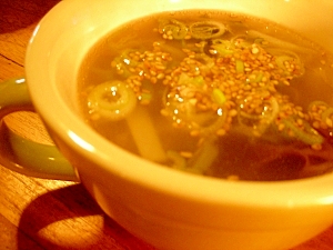きくらげと大根の中華スープ