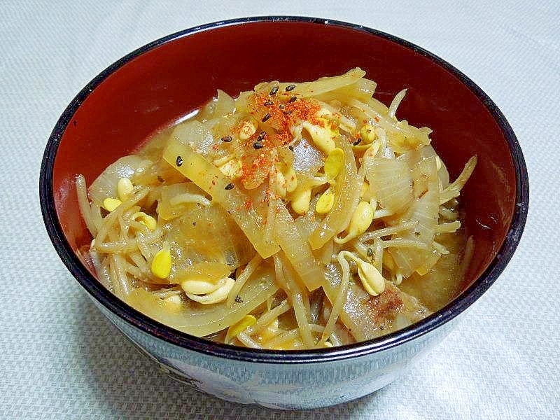 子大豆もやしたっぷり☆中華うどん