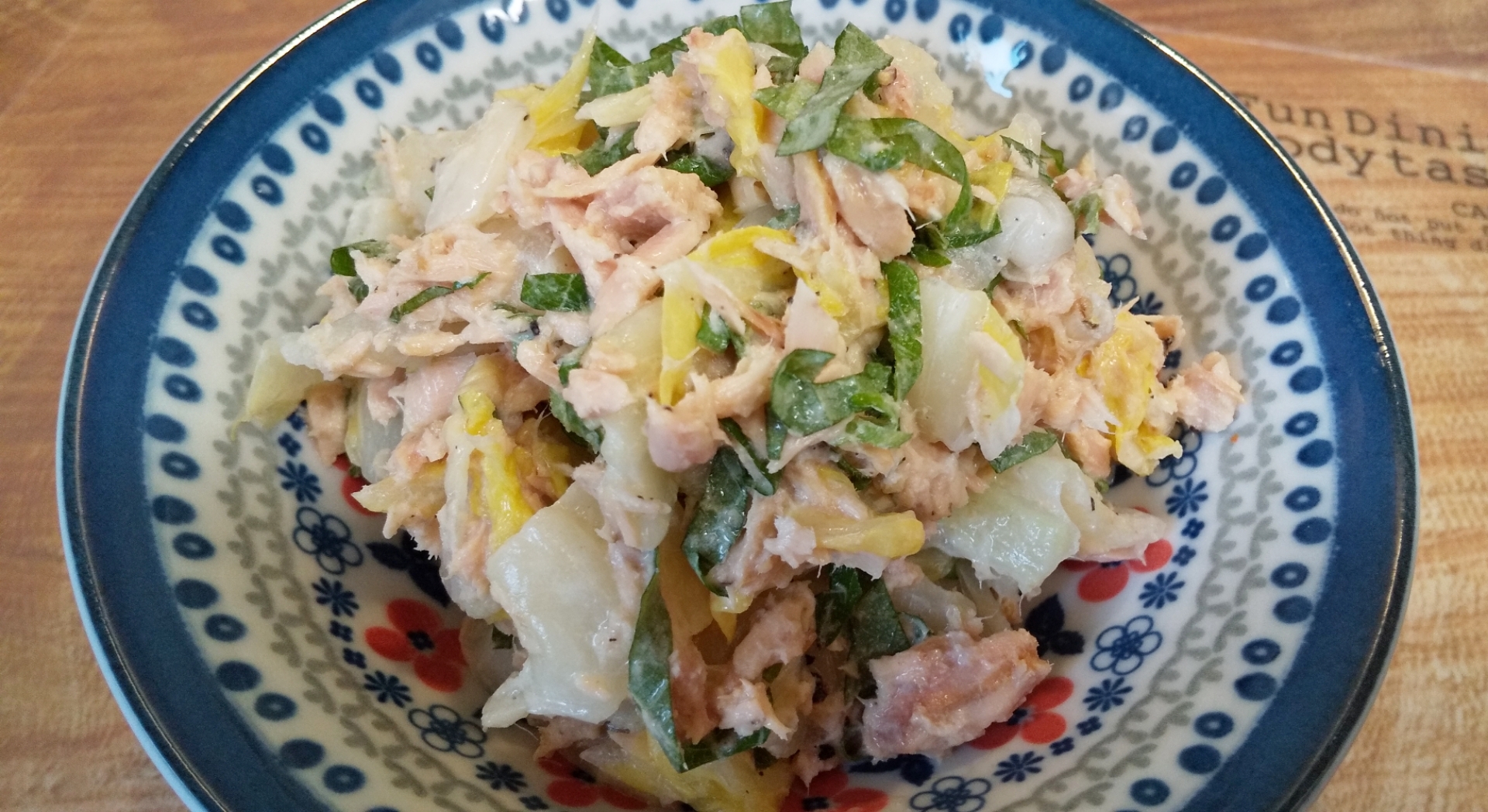 【作り置き】ツナと白菜の病みつき和風マヨサラダ!