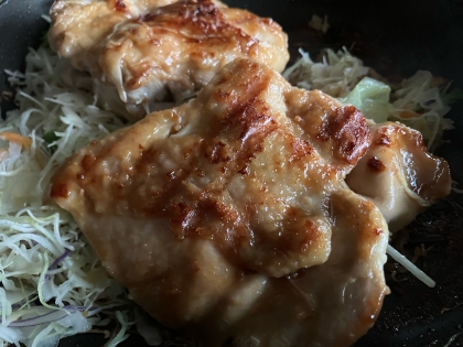 ケイジャンスパイスで♪チキンステーキ