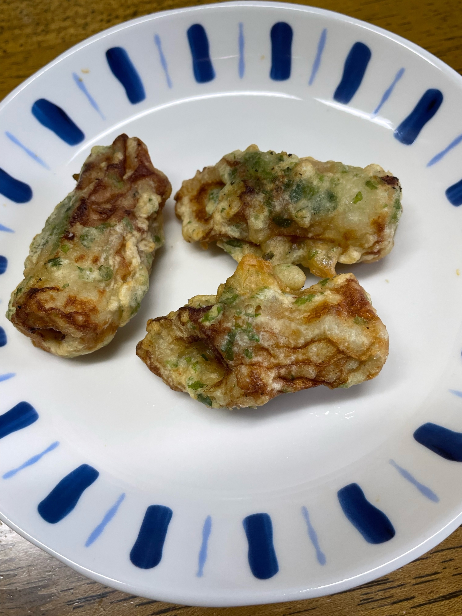 ちくわの磯辺天ぷら