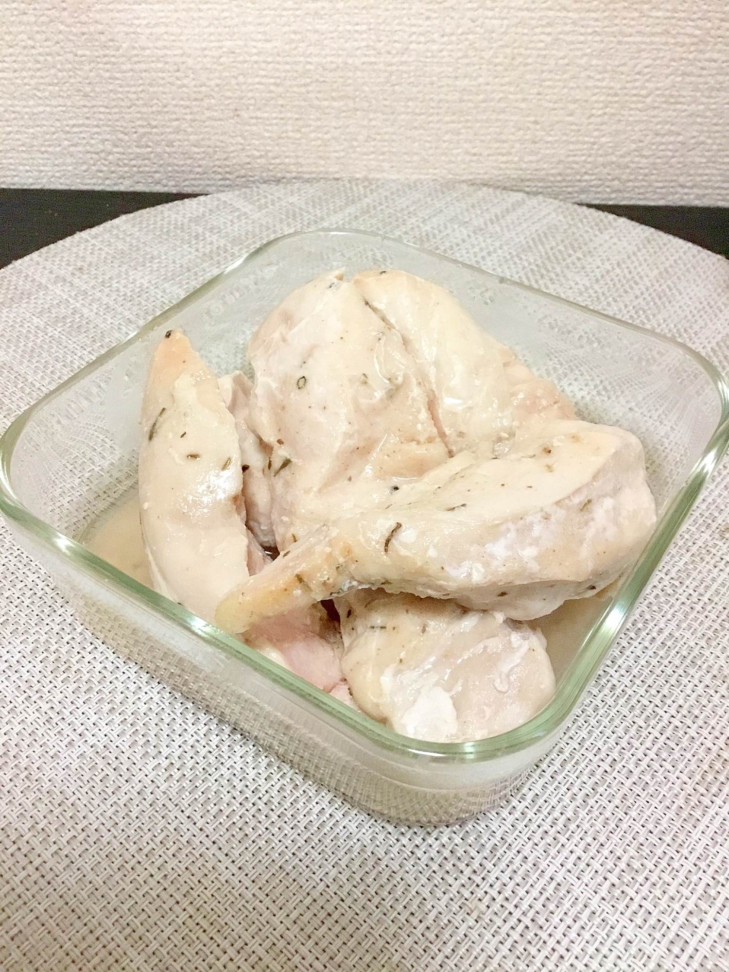鶏むね肉で　サラダチキン