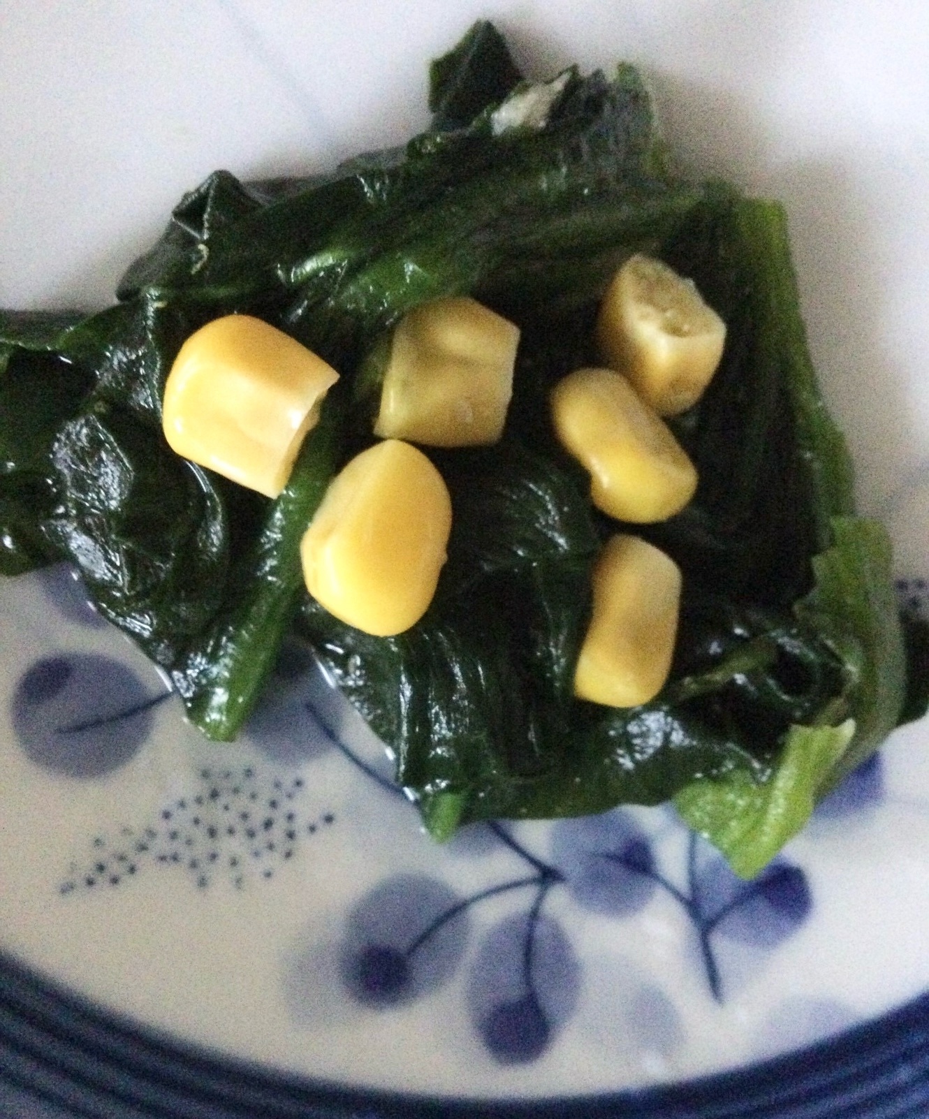 ☆ほうれん草ととうもろこしの煮物☆