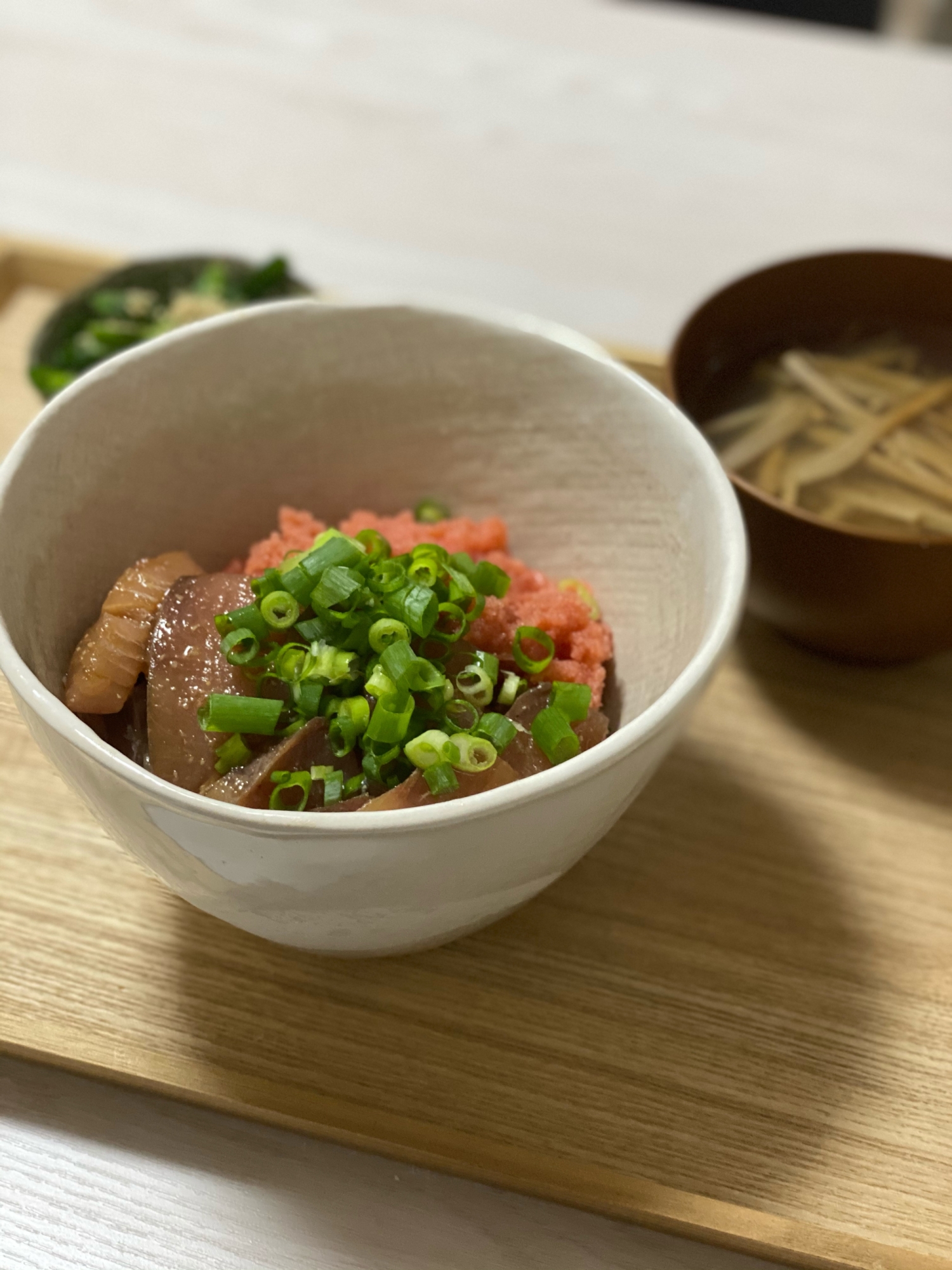 生姜の効いたはまち漬け丼♪