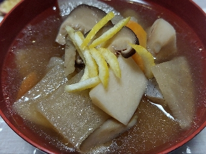 ありあわせ野菜と長ネギ♪けんちんうどん✧˖♡