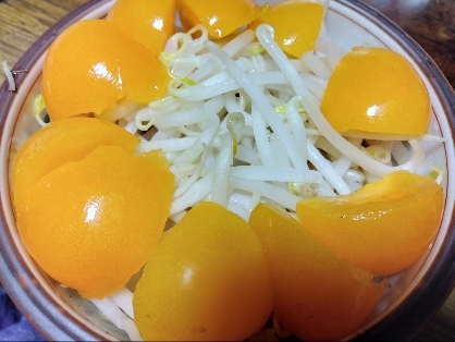 レンジで簡単☆もやしとパプリカのマリネ