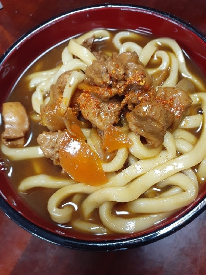 カレーリメイク＊定番カレーうどん