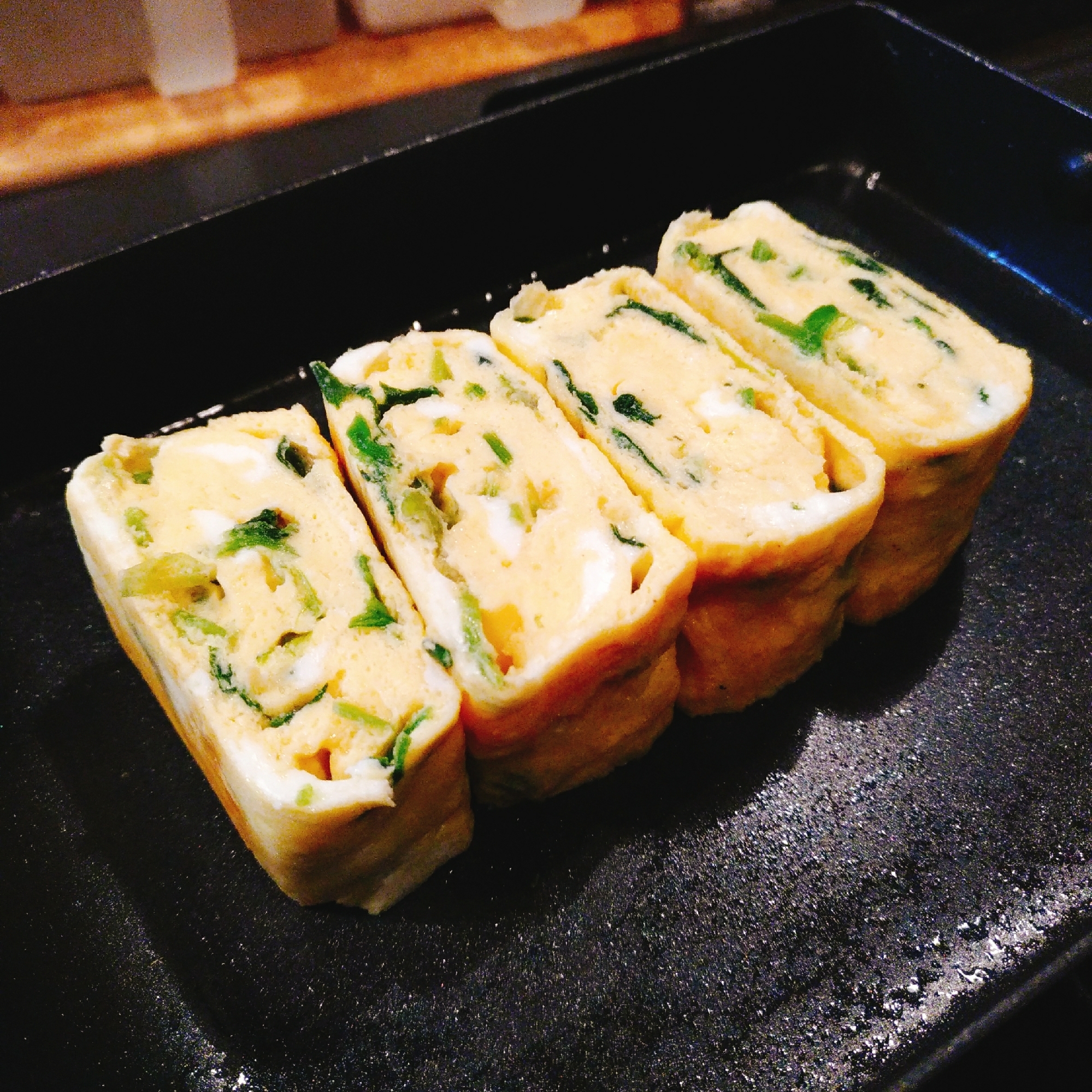 幼児食 お弁当に ほうれん草入りのふわふわ卵焼き レシピ 作り方 By Boof 楽天レシピ