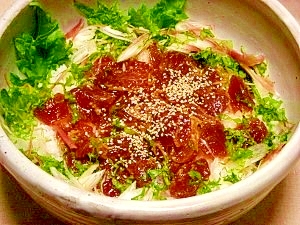 減塩☆鰹の手こね寿司