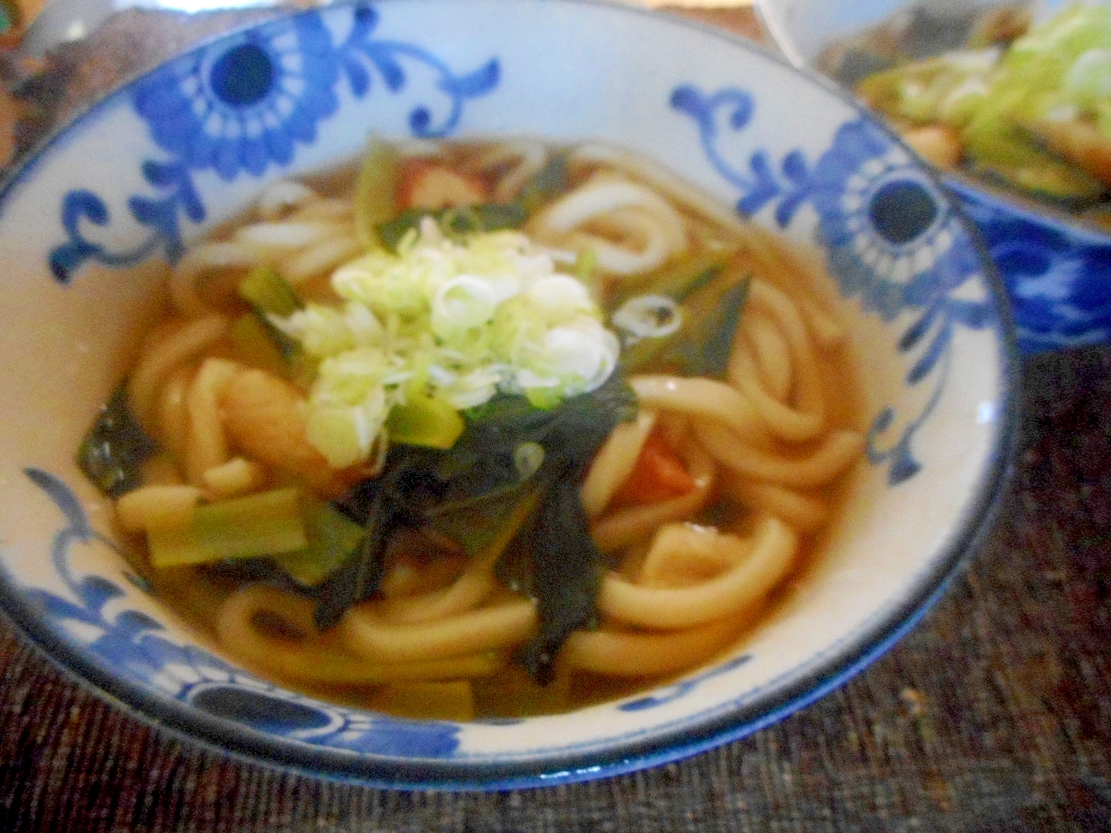 小松菜とちくわの煮込みうどん