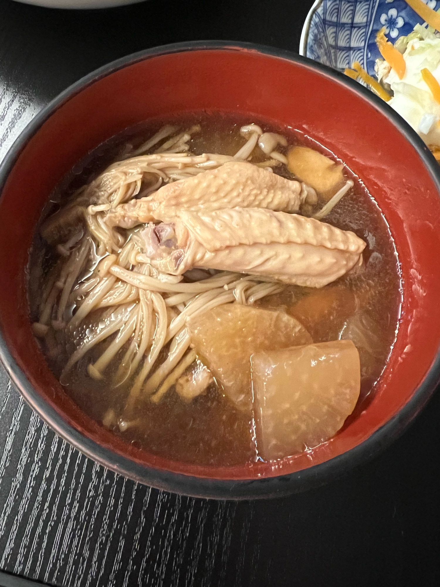 えのきたっぷり！手羽中の醤油煮