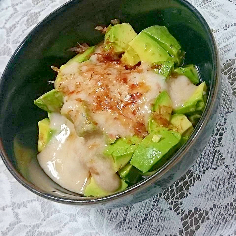 ヘルシー、簡単。アボカドとろろ
