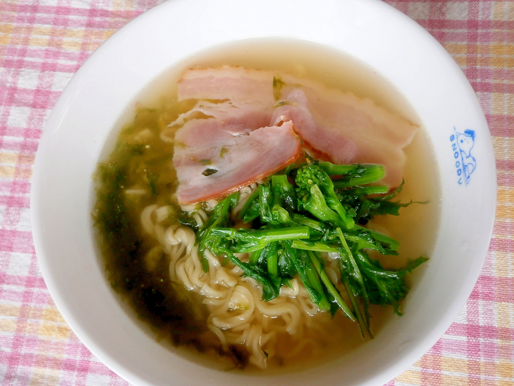 あおさ入り塩ラーメン