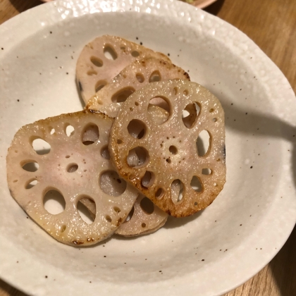 レンコンの塩焼き