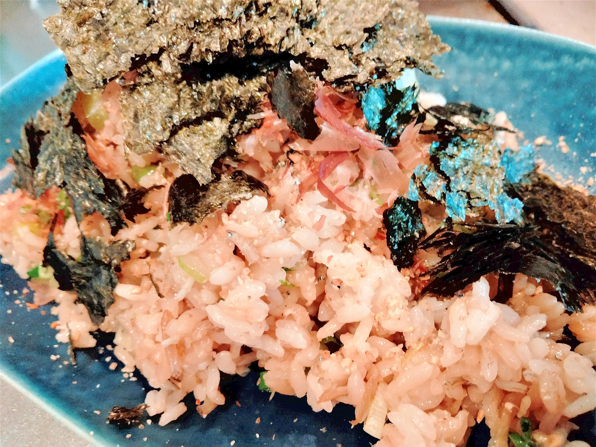 【簡単超速】にら醤油でじゃこ焼きめし