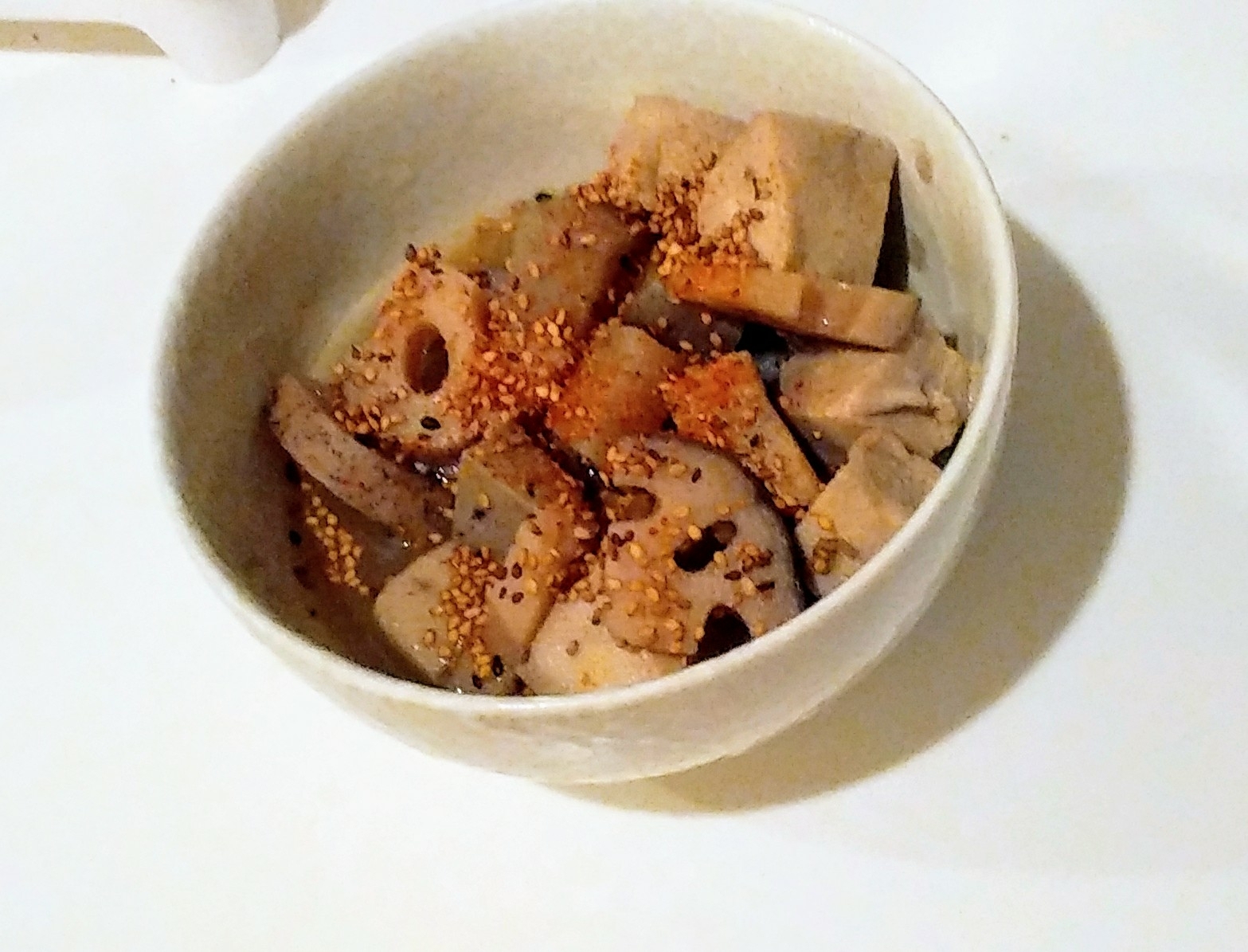 蓮根と高野豆腐とこんにゃくのほっこり煮