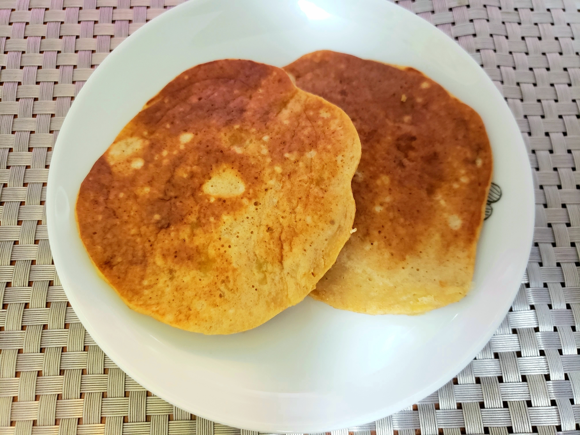 離乳食に♪オートミールパンケーキ