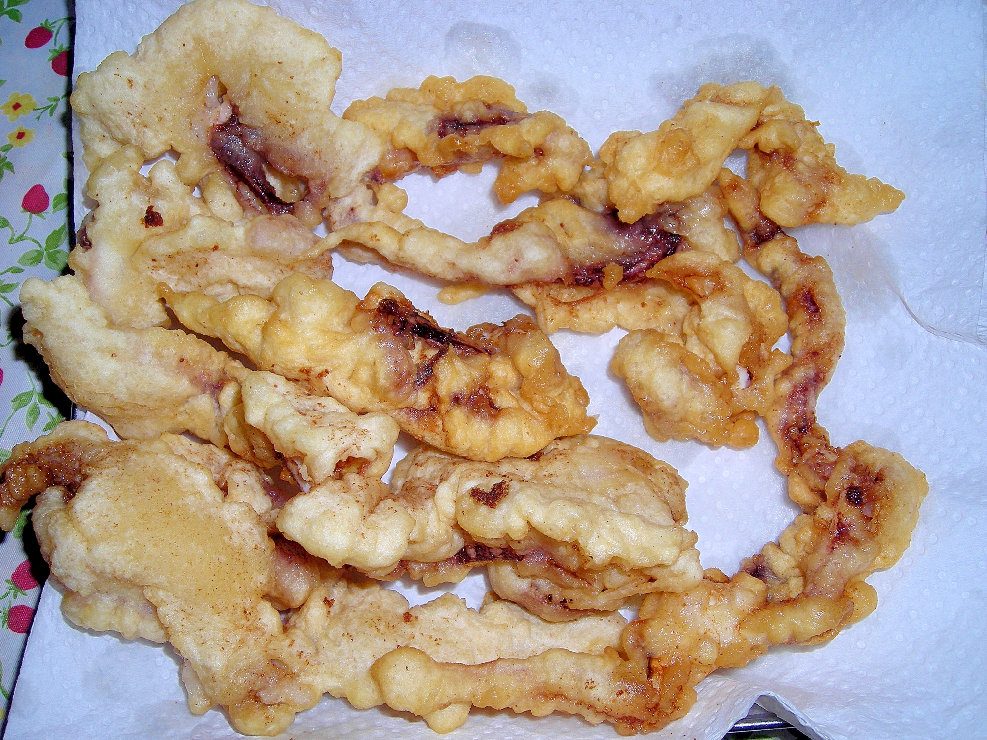 アオリイカの天ぷら(イカ天)