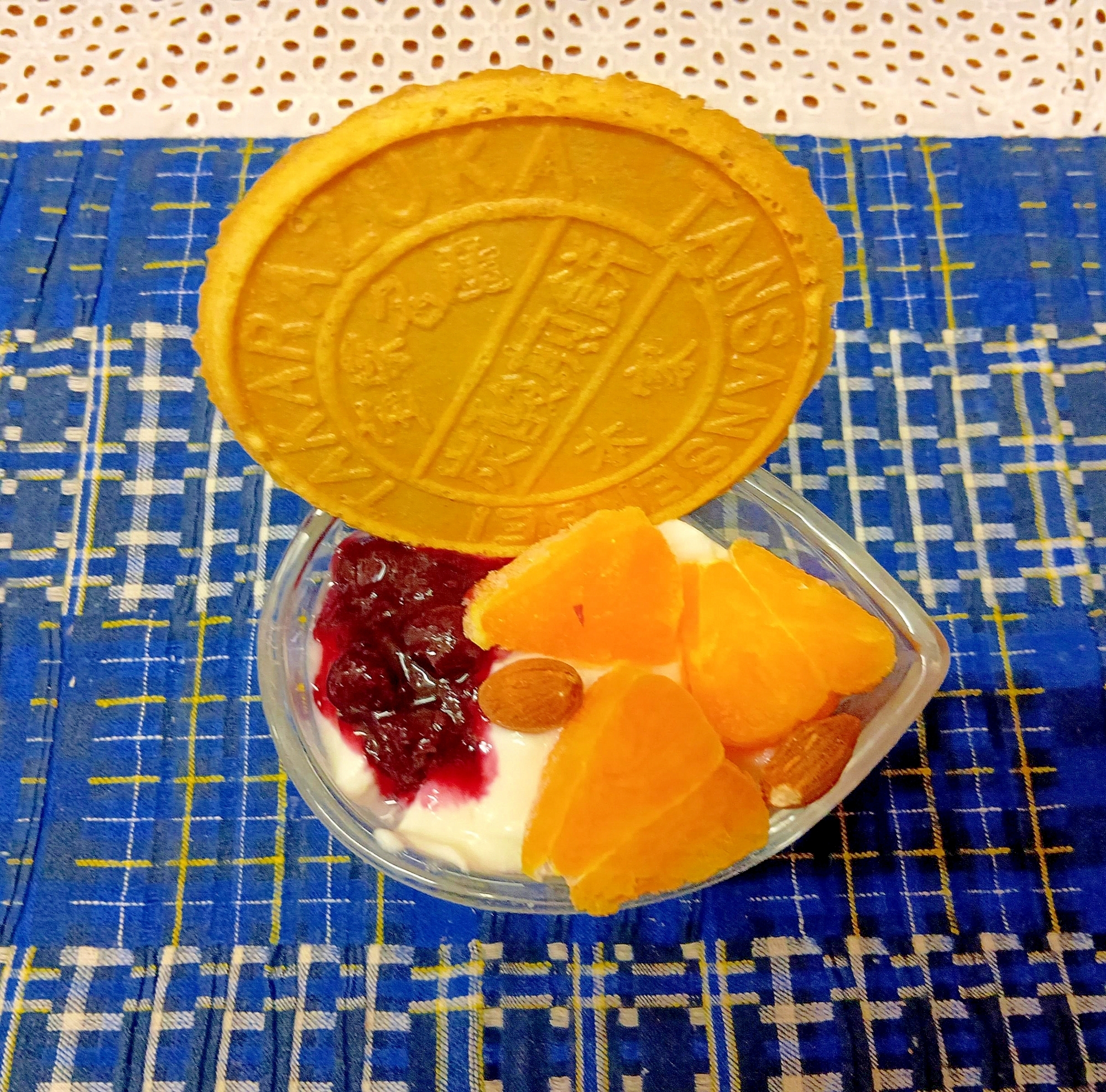 炭酸せんべいヨーグルト