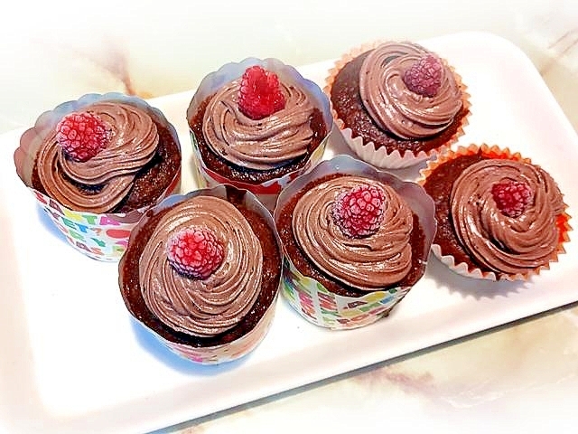 バレンタインに!ベジタリアン向けカップケーキ♪