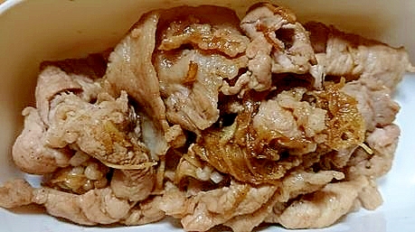 豚肉の生姜炒め