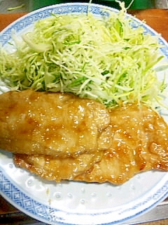 料理下手が作る　豚のニンニク焼き