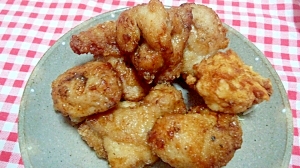 塩麹漬け鶏で♪鶏もも肉のさっぱりから揚げ