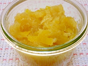 晩白柚の皮ジャム