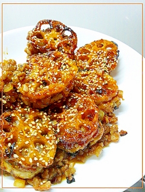 油であげない ヘルシー簡単 レンコンのはさみ揚げ レシピ 作り方 By Nan Ko 楽天レシピ